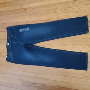 Eddie Bauer Slightly Curvy Plus Denim Jeans Size 18 Slim Straight